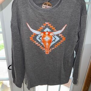 Boutique Women’s Sweatshirt– L – Gray – NWT